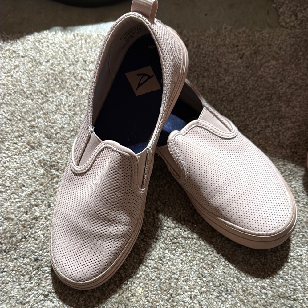 Pink Slip-On Sneakers